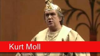 Kurt Moll Mozart  Die Zauberflöte O Isis und Osiris [upl. by Riplex463]