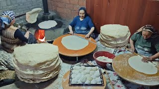 Turkish Yufka Bread Unleavened Healthy Natural Phyllo Cheese Poppy Seed And Zucchini Borek Recipe [upl. by Ching774]