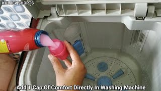 How To Use Comfort In Washing Machine  Semi Automatic Washing Machine Me Comfort Kaise Use Kare [upl. by Thilda]