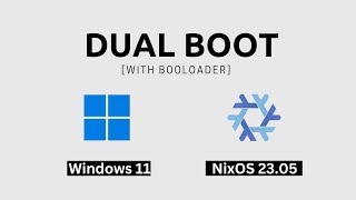 How to Dual Boot NixOS and Windows 11  Install NixOS [upl. by Kettie940]