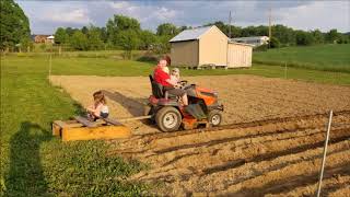 I cant believe this worked homemade hill maker and row drag [upl. by Gagne]