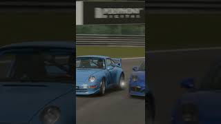 Porsche 911 Carrera RS CS 993 95 Battles Porsche Legends at Spa  Porsche Cup Showdown [upl. by Felder]