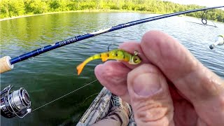 Fishing A Mimic Minnow Fry For Spring Crappie [upl. by Arbuckle321]