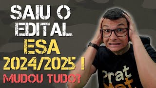 🔴URGENTE‼️ SAIU EDITAL DA ESA 2024  MUDOU MUITA COISA [upl. by Greta]