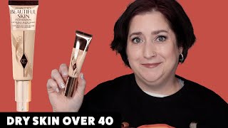 CHARLOTTE TILBURY BEAUTIFUL SKIN FOUNDATION  Dry Skin Review amp Wear Test [upl. by Hortensia]