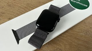 41mm Graphite Milanese Loop amp Apple Watch Series 9 Midnight [upl. by Mcclure]