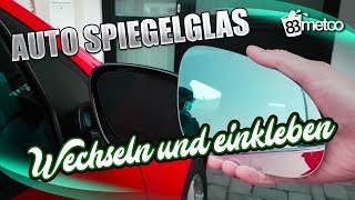 VW Golf 5 GTI Autospiegelglas wechseln und kleben  Hosch Industrieklebstoff Sekundenkleber [upl. by Thedric412]