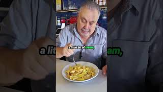 Ermanno Tastes AMAZING Penne Gorgonzola 🍝 [upl. by Gerson]