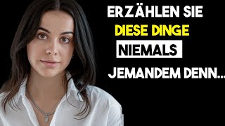 Teile niemals diese 7 Dinge mit jemandem – nicht einmal mit Verwandten [upl. by Araeit]