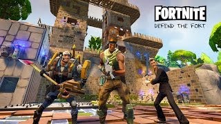 Defending the Fort  Fortnite Gameplay [upl. by Leuname]