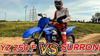 Yz250f vs Surron [upl. by Brodsky479]