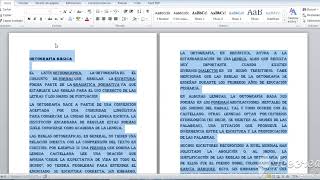 Como justificar texto en WORD 201020132016 [upl. by Yelbmik]