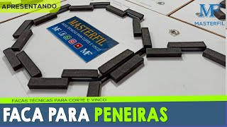 Faca Para Cortar as Redes de Nylon da Peneira [upl. by Lemert]