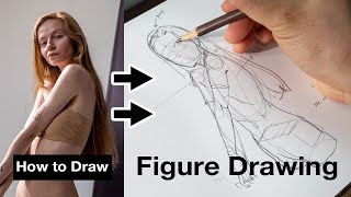 How to Draw Body with Simple Anatomy [upl. by Galven]