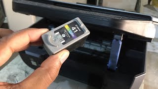 How to Change Ink in a Canon PIXMA MX300 Printer [upl. by Vasilis740]