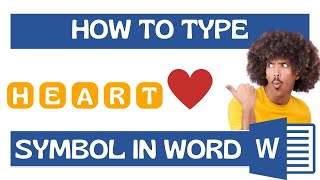 How to Insert a Heart Symbol in Word A StepbyStep Guide for Adding Love to Your Documents [upl. by Shiverick]