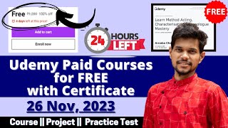 How to get Udemy Courses for FREE in 2023  Udemy Coupon Code 2023  Latest Udemy Coupons [upl. by Anavoj]