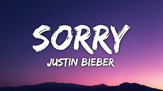 Justin Bieber  Sorry Lyrics [upl. by Haggai]