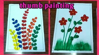 Finger painting for kidseasy painting ideasthumb painting ideasThumb painting ideas [upl. by Ardel]