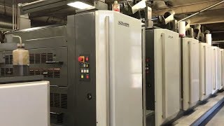 KOMORI LS640  KOMORI Lithrone 640 6 Color Press [upl. by Narret]