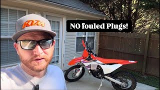 How to Warm Up a fuel injected 2 stroke dirt bike TBI amp TPI [upl. by Ataliah]