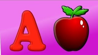 A For Apple For Kids A B C Learning Alphabets For Toddlers Kids Learning Video A To Zbaby [upl. by Anirres762]