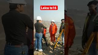 Verifying Traverse using Leica ts16 Robotic Total Station with China Gezhouba Group Surveyors [upl. by Trahern137]