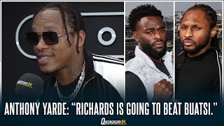 Anthony Yarde backs Craig Richards to beat EASIER TO HIT Joshua Buatsi [upl. by Eenafit]