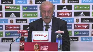 Lista de convocados de Vicente del Bosque para los partidos contra Inglaterra y Bélgica [upl. by Jansson74]