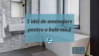 5 Idei Amenajare pentru o Baie Mică [upl. by Lynelle]