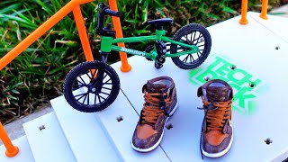 Unboxing New Flip N Grind Ramp with BMX Finger  Santa Cruz like Davidsjones [upl. by Keese123]