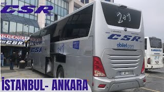 HATAY CSR SEYAHAT TEMSA MARATON OTOBÜS YOLCULUĞU VİDEOSU İSTANBUL ESENLER OTOGAR ANKARA AŞTİ [upl. by Ellerret]