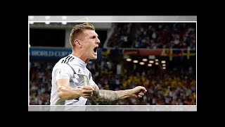 WM 2018 Felix Kroos neckt Toni Kroos nach Deutschland  Schweden [upl. by Thirza]