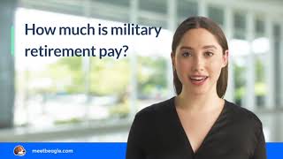 How much is military retirement pay [upl. by Inihor]