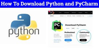 how to download python on windows 11  how to download pycharm in windows 11 Python  Pycharm [upl. by Caralie]