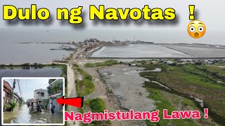 Dulo ng Navotas nagmistulang Lawa  Malapit sa Reclamation Project  July 27 2024 [upl. by Marketa938]