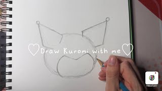 ♡︎How to draw Kuromi♡︎  aesthetic Sanrio drawing [upl. by Aleciram857]