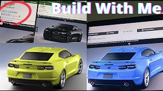 Build Your 2022 2SS Camaro with Me 😍 Customizing Exterior Interior amp Accessories  BuildWithMe [upl. by Eannej590]