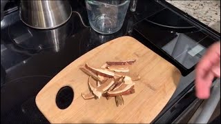 Reishi Ganoderma lucidum Mushroom Tea or Decoction  Simple Slow Cook Method [upl. by Halfdan]