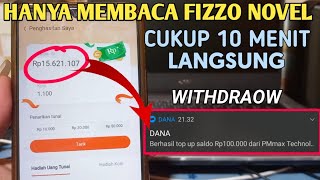 Cuma Baca Novel Dibayar Cara Menghasilkan Uang Dari FiZZO novel TERBARU 2023 [upl. by Natalee]