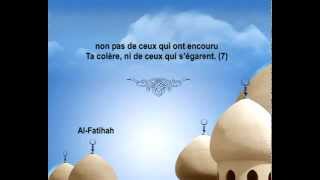 Vidéo  Sourate AlFâtihah L´ouverture  Mishary Rashid Alafasy Traduite en français [upl. by Bolten]