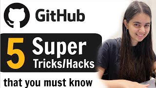 5 Github Hacks that you should know  for Coders [upl. by Angadresma]