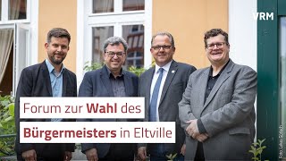 Forum zur Bürgermeisterwahl in Eltville [upl. by Islehc]