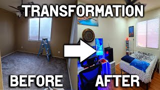 Ultimate Room Transformation  Gaming Setup Tour [upl. by Alexina353]