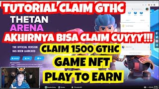 TUTORIAL CLAIM WITHDRAW gTHC THETAN ARENA [upl. by Pooh519]