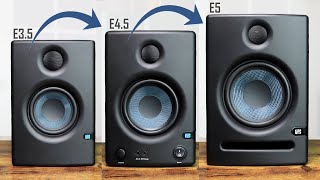 Which Presonus Studio Monitors Should You Get  Presonus Eris E35 E45 amp E5 Comparison 2021 [upl. by Tadeo806]