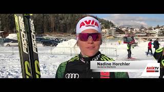 Gruß vom Training von Biathletin Nadine Horchler [upl. by Phaih]