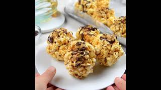 PB2 Peanut Butter Popcorn Balls Recipe [upl. by Yuzik]