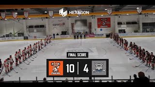 Hexagon Telford Tigers Vs Sheffield Steeldogs [upl. by Sueddaht47]