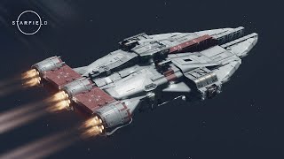 Starfield Ship Building Guide  Star Wars Arquitens Class Light Cruiser inspired ship [upl. by Busey734]